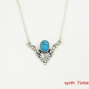 Silberschmuck Jugendstil Kette GOC25SI