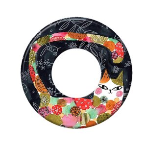 Deja Vu Künstler-Schmuckscheibe Katze