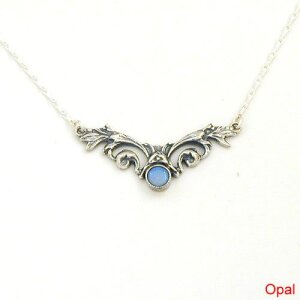 Silberschmuck Jugendstil Kette GOC20SI