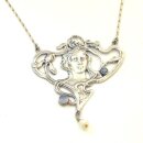 Silberschmuck Jugendstil Kette GOC1SI