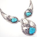 Indianerschmuck Silber Collier Set 1635