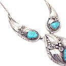 Indianerschmuck Silber Collier Set 1635