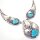 Indianerschmuck Silber Collier Set 1635