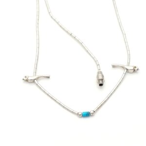 Indianerschmuck Liquidsilber Kette ETS01230