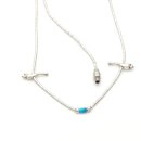 Indianerschmuck Liquidsilber Kette ETS01230