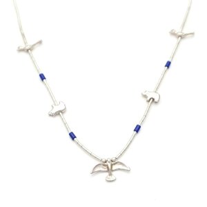 Indianerschmuck Liquidsilber Kette ETS02260