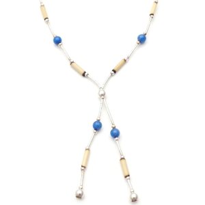 Indianerschmuck Liquidsilber Kette EBC00700f