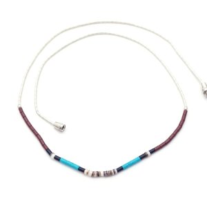 Indianerschmuck Liquidsilber Kette ETS1390