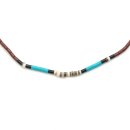 Indianerschmuck Liquidsilber Kette ETS1390