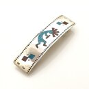 Indianer Haarspange Silber