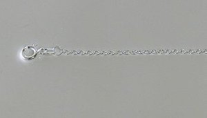 Silber Rundankerkette 1,7mm