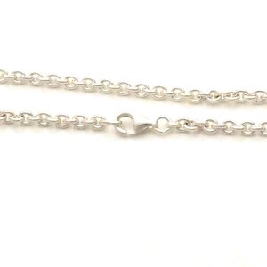 Silber Rundankerkette 3mm