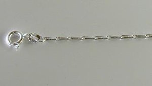 Silber Haferkornkette h50