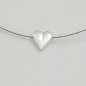 Silber Herz Collier SWC593810