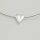Silber Herz Collier SWC593810