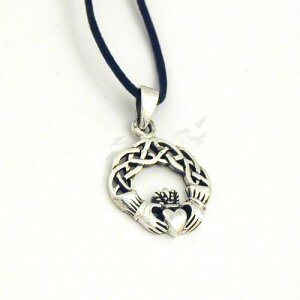 Silber Anhänger Claddagh ECK066