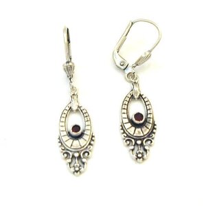 Silber Jugendstil Ohrschmuck GOOH58SI