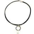 Silberschmuck Anhänger mit weisser Perle...