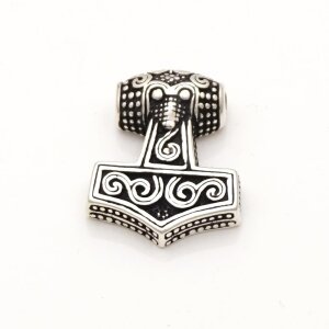 Silber Anhänger Thors Hammer ECAK434