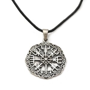 Silber Anhänger Wikinger Kompass K5904