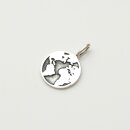 Silberschmuck Anhänger Mini Weltkarte MXD1083S