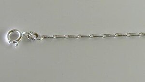 Silber Haferkornkette h50