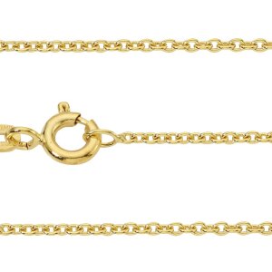 Echt Gold 333/- Rundankerkette 1,5mm