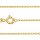 Echt Gold 333/- Rundankerkette 1,5mm